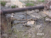 Pipe Lying Across Ditch