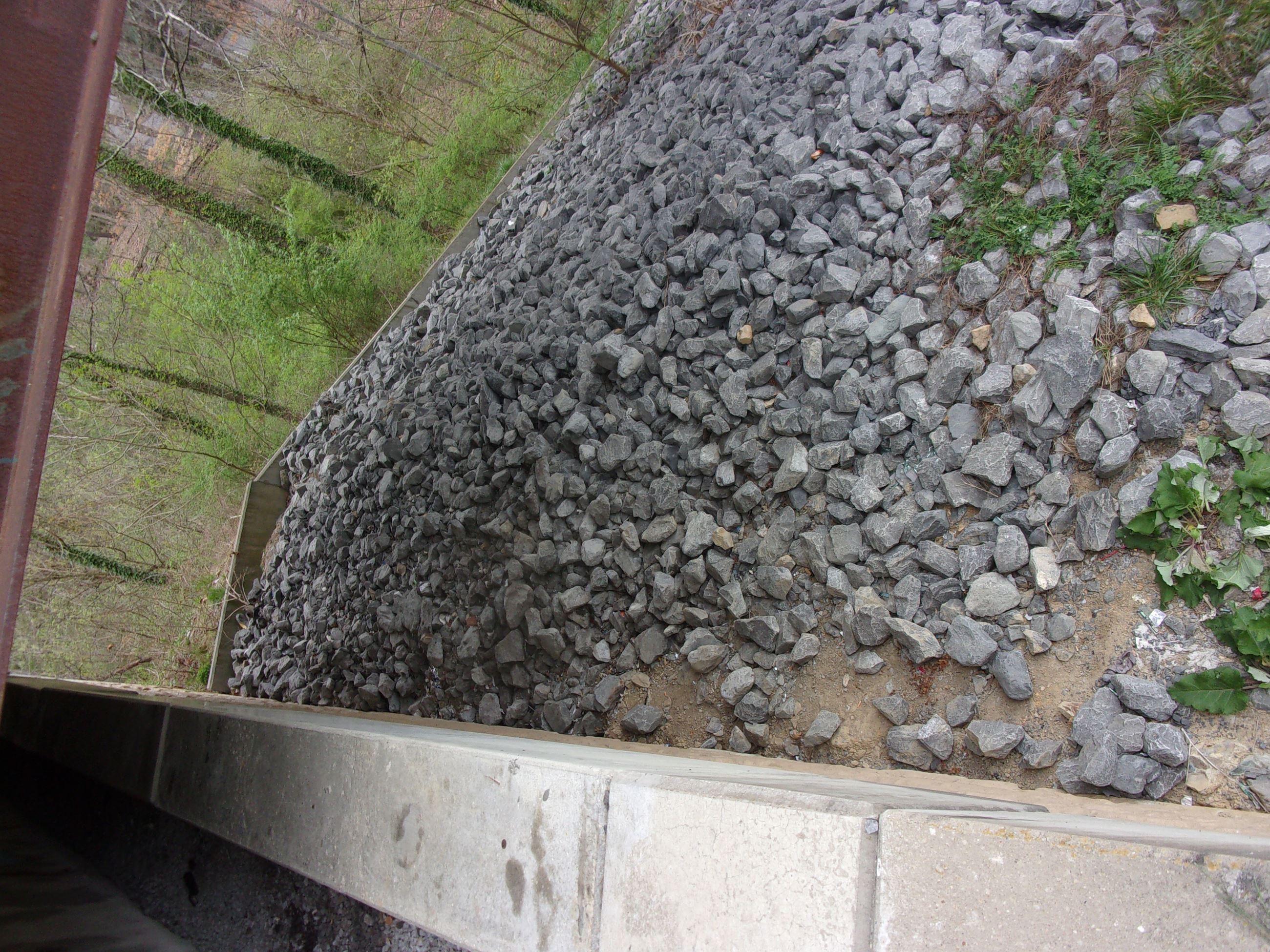 The underneath of the Third Street Bridge, cleaned.