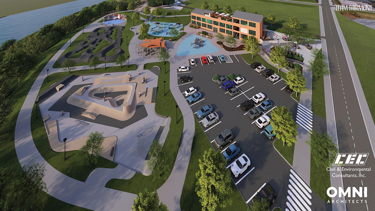 Momentum Adventure Park Overhead View